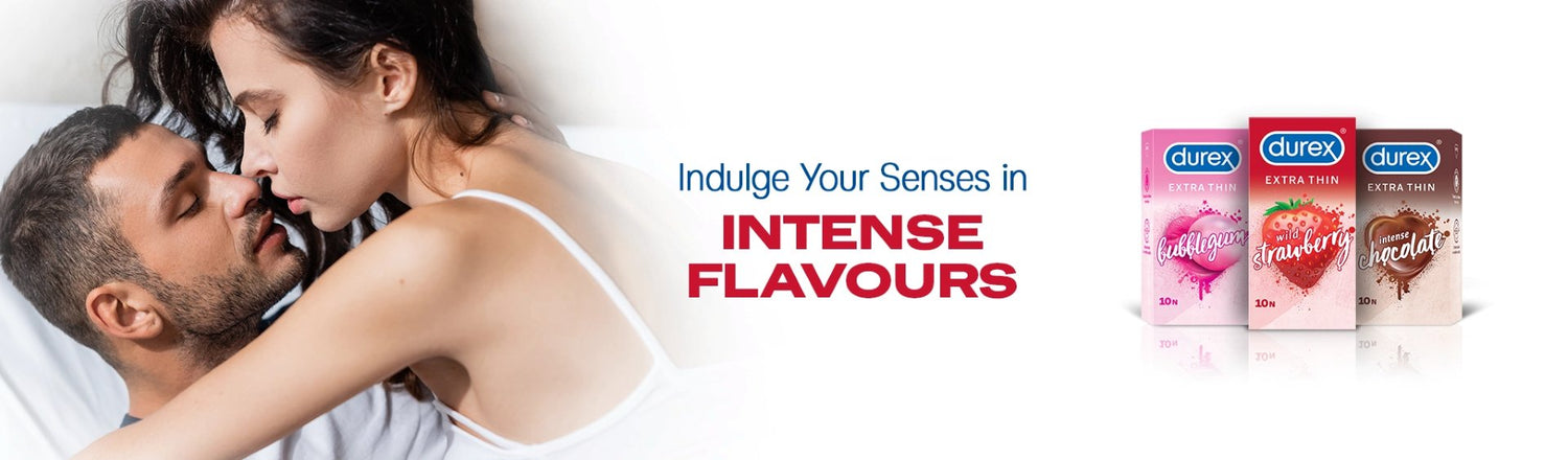 Sensually Flavoured Extra Thin Condoms | Durex India
