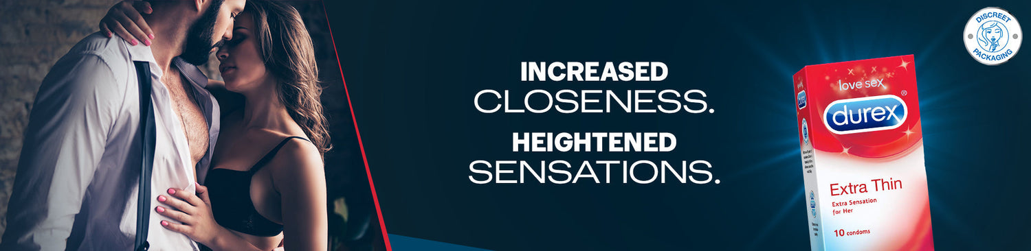 Extra Thin Condoms for increased closeness and heightened sensations | Durex India