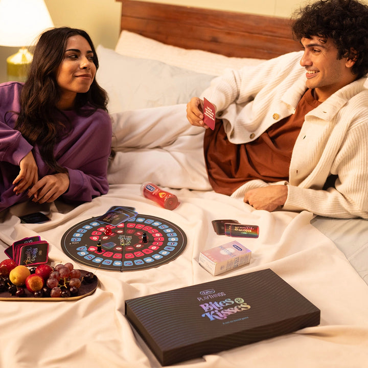 Bites & Kisses Board Game for Couples | Durex India