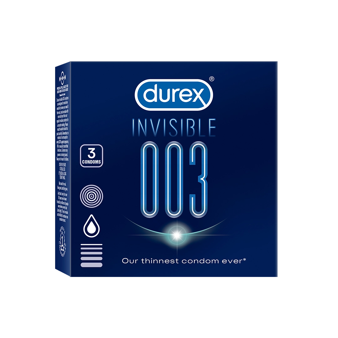 Durex Invisible 003 - 3 Condoms