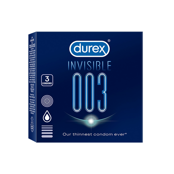 Durex Invisible 003 - 3 Condoms
