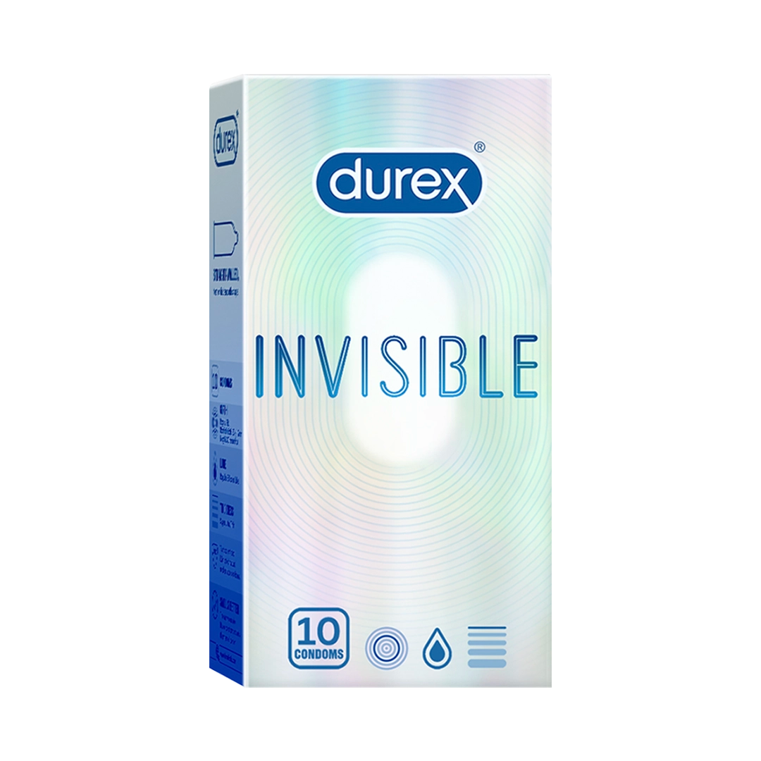 Buy Durex Invisible Ultra-Thin Condoms (10 Count) Durex India Buy Durex Invisible Ultra-Thin Condoms (10 Count) Durex India