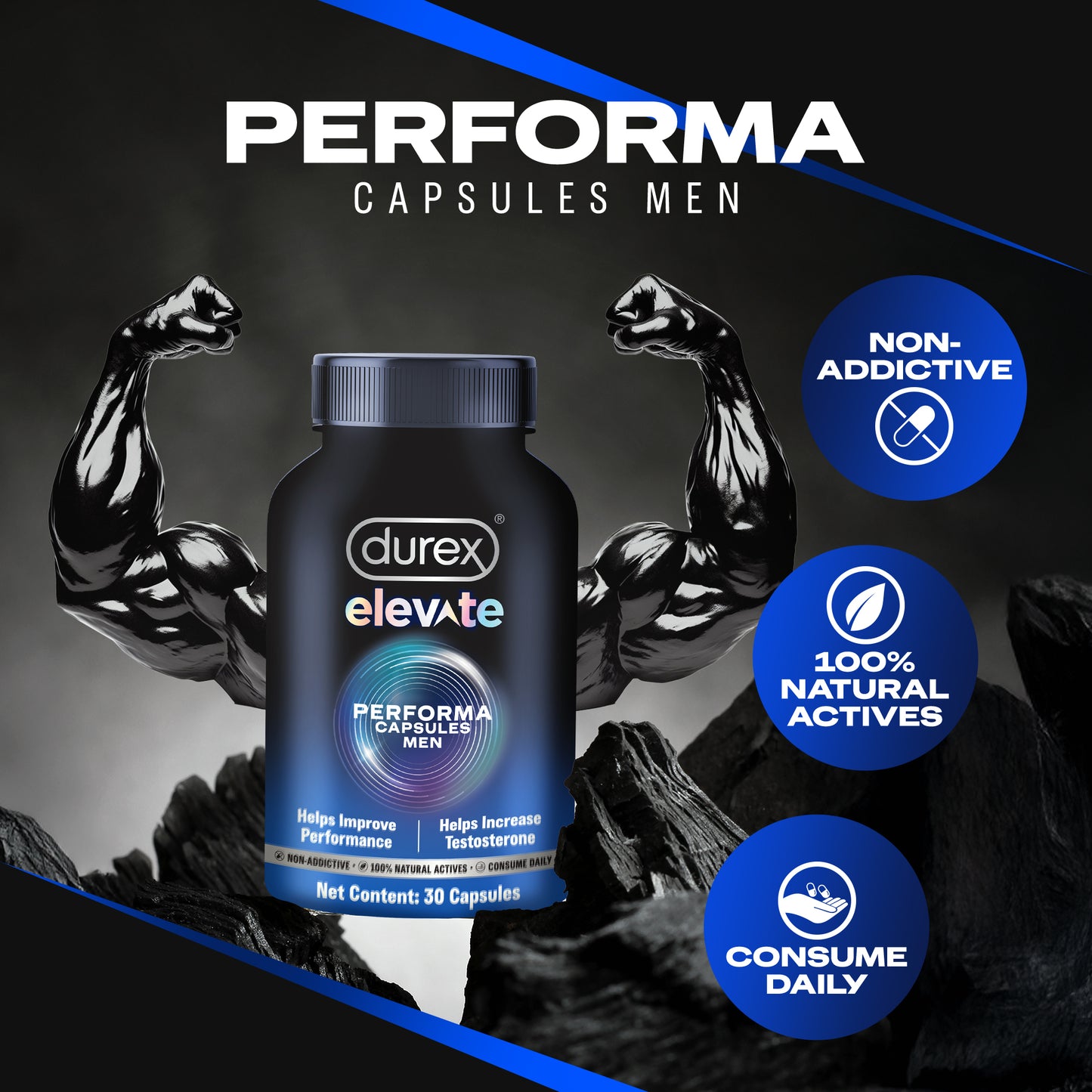 Durex Elevate Performa Shilajit for Men