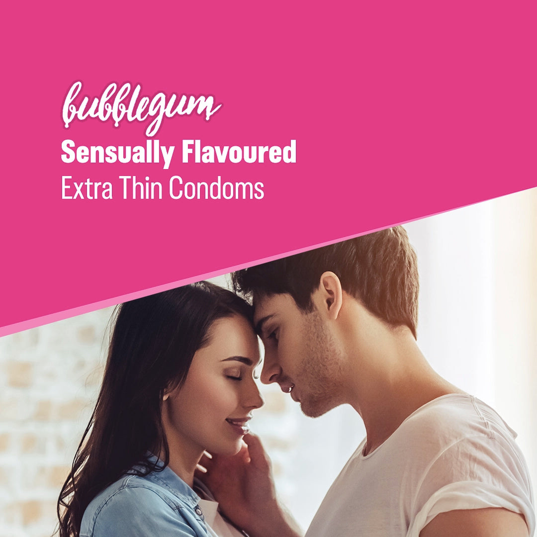 Durex Extra Thin Bubblegum Flavoured - 24 Condoms