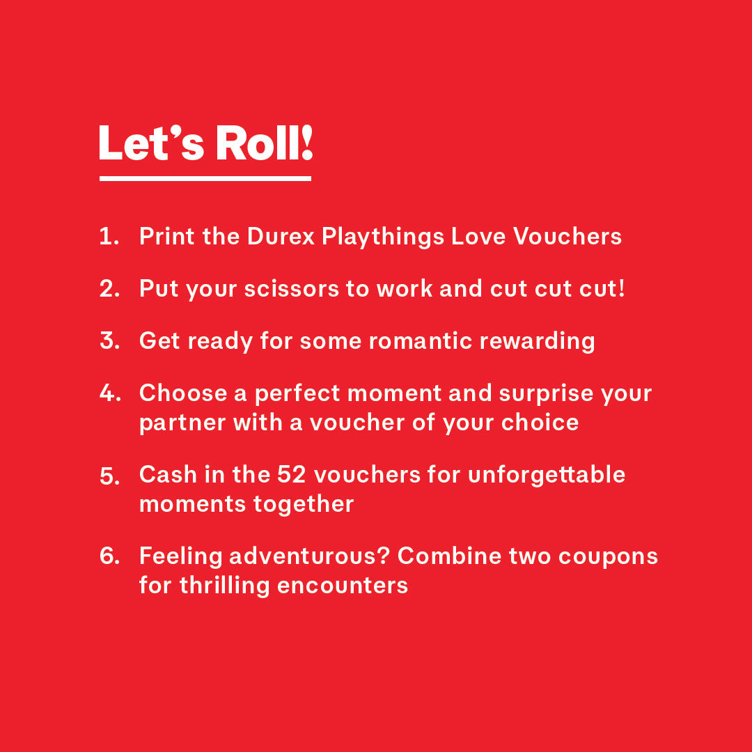 Free Durex Love Vouchers PDF