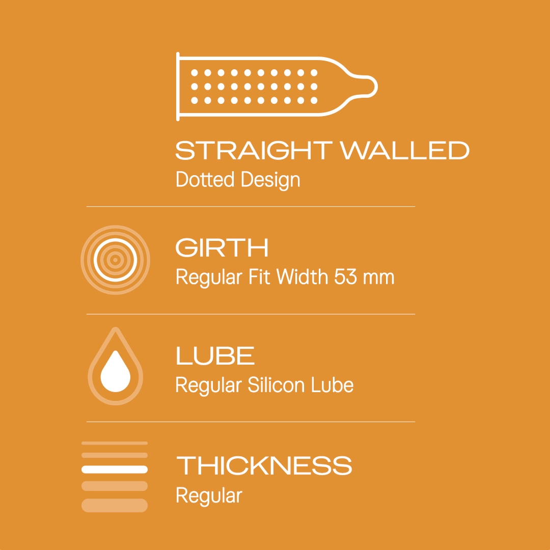 Durex Extra Dots - 30 Condoms