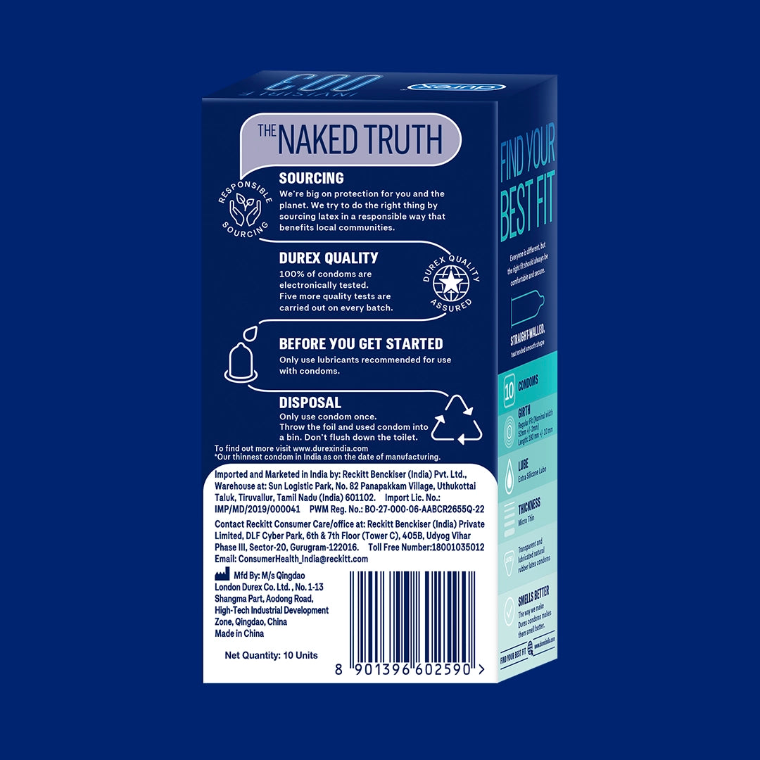 Durex Invisible 003 - 10 Condoms