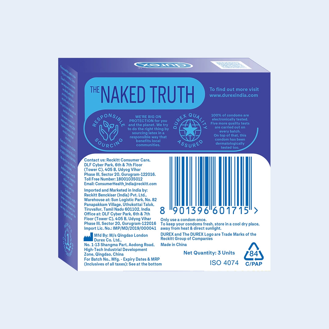 Durex Close Fit Invisible - 9 Condoms