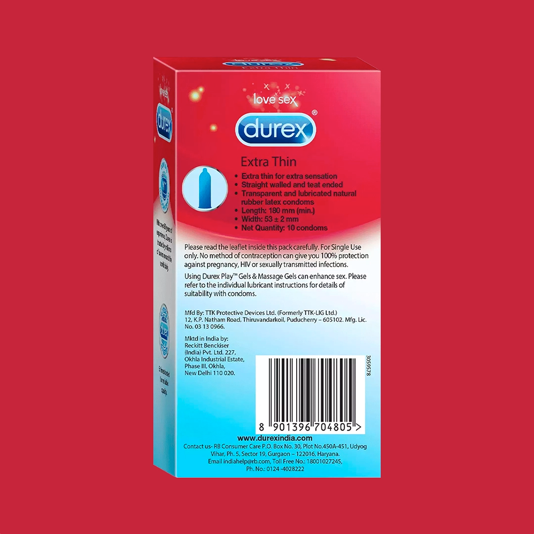 Durex Extra Thin - 20 Condoms