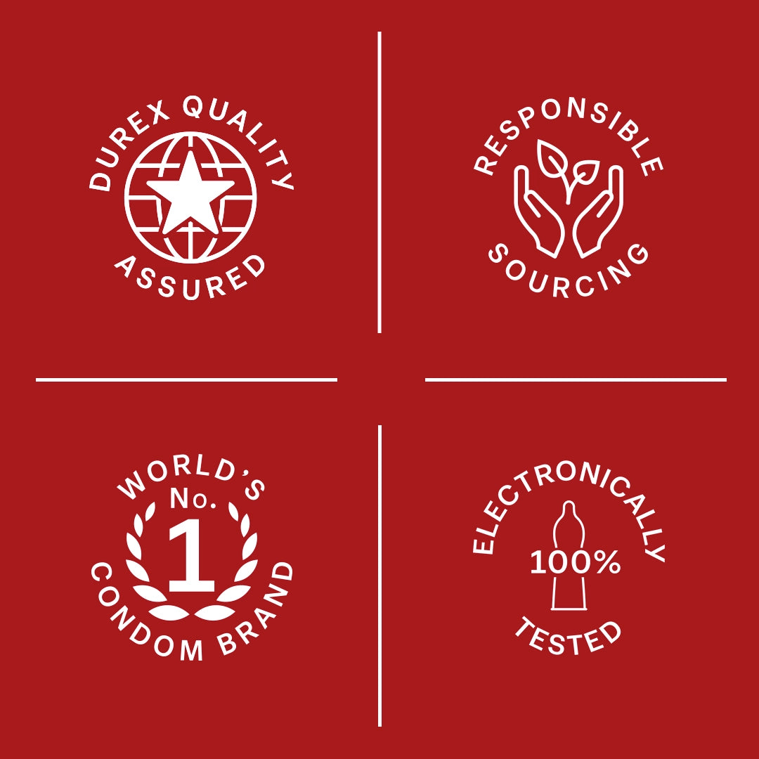 Durex Extra Thin Wild Strawberry Flavoured - 24 Condoms