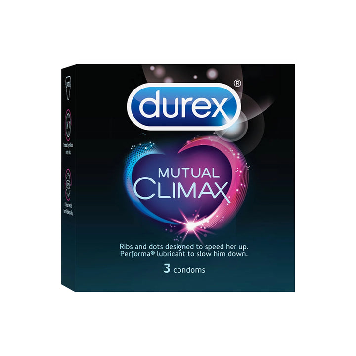 Durex Mutual Climax - 3 Condoms, 3s(Pack of 1)