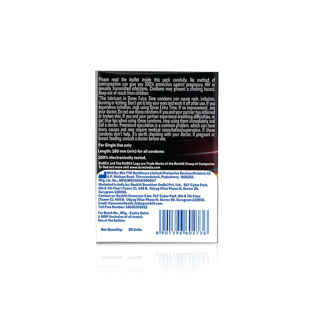 Durex Pleasure Mix Assorted Pack - 20 Condoms