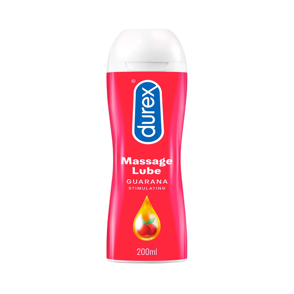 Durex Guarana Massage 2-in-1 Intimate Lubricant | Stimulating Water-Based Lube Gel For Men & Women