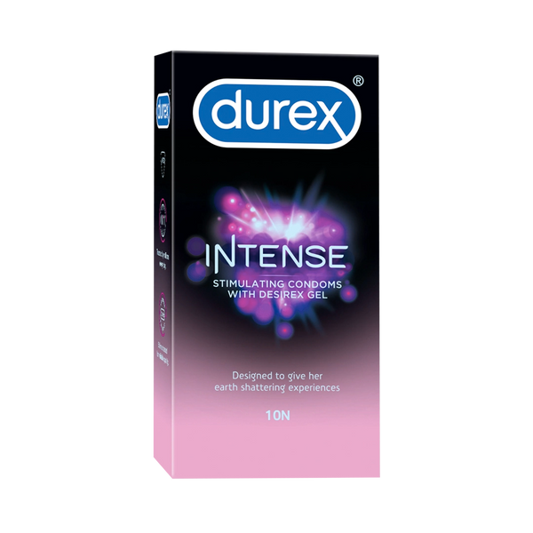 Intense Condoms with Desirex Gel for Extra Stimulation | Durex India
