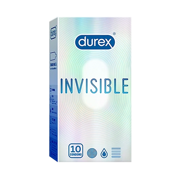 Durex Invisible - 50 Condoms, 10s(Pack of 5)
