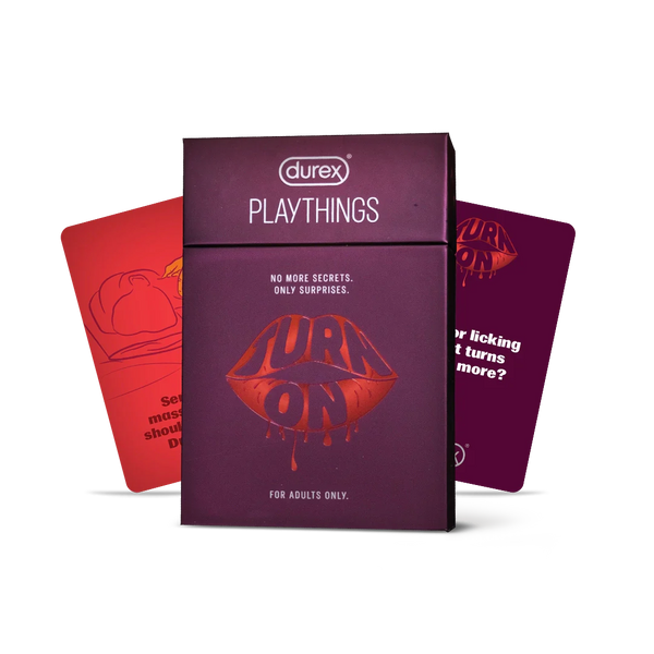 Durex Playthings Turn On Card Game for Couples