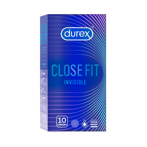 Durex Close Fit Invisible - 10 Condoms
