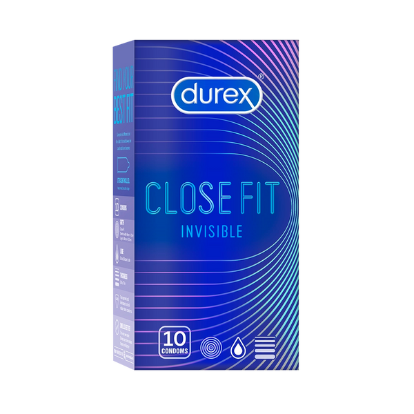 Durex Close Fit Invisible - 10 Condoms