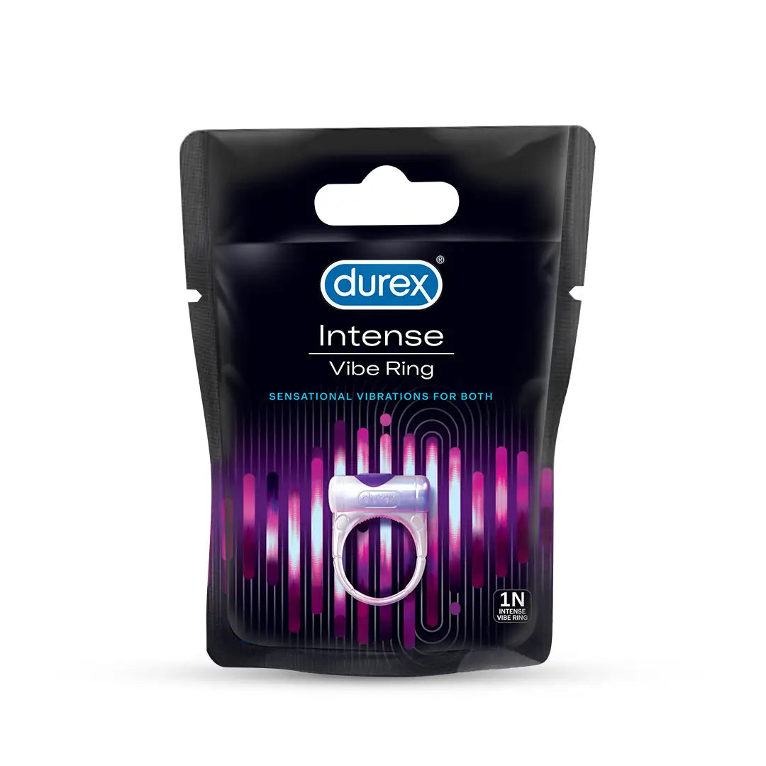 Intense Vibe Ring & Ylang Ylang Massage Lube Combo for Max Pleasure | Durex India