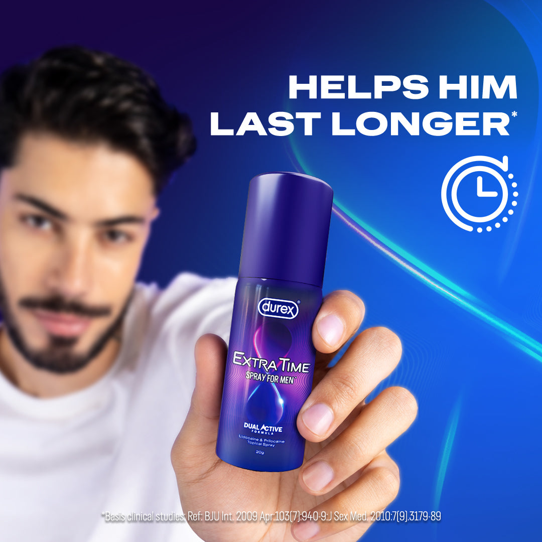 Durex Extra Time Spray for Men (Formerly Elevate Delay Spray)