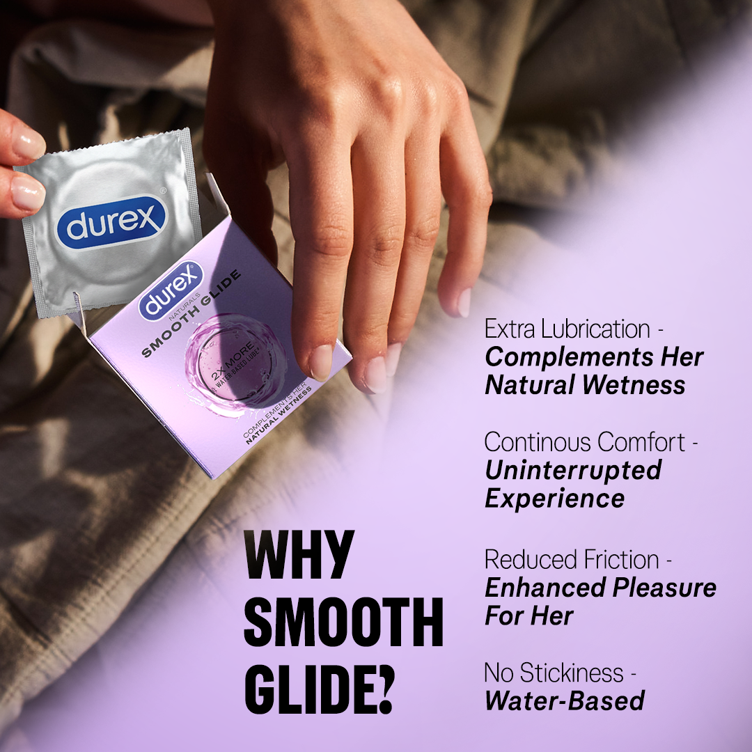 Durex Naturals Smooth Glide - 10 Condoms