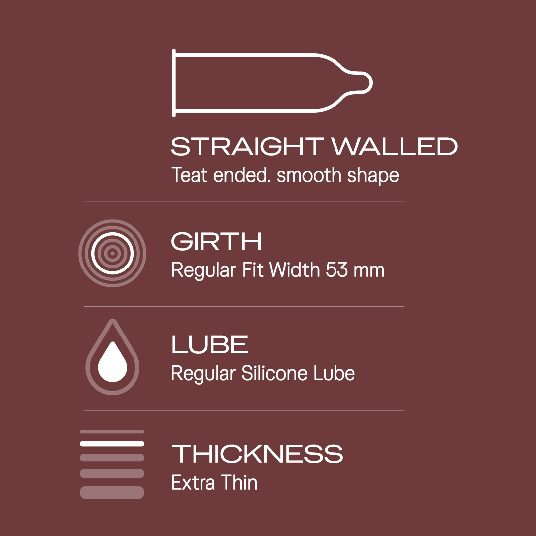 Durex Extra Thin Intense Chocolate Flavoured - 36 Condoms