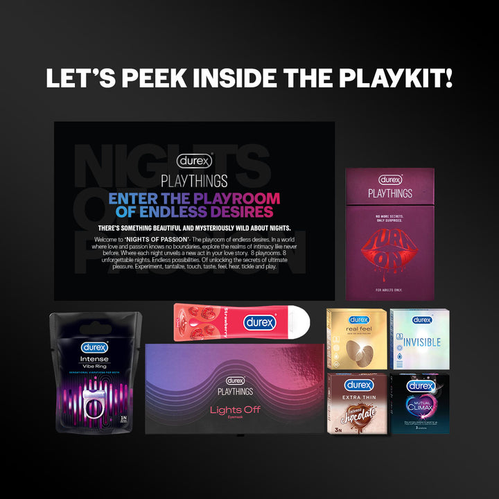 Honeymoon Playkit: Condoms, Ring, Lube | Durex India