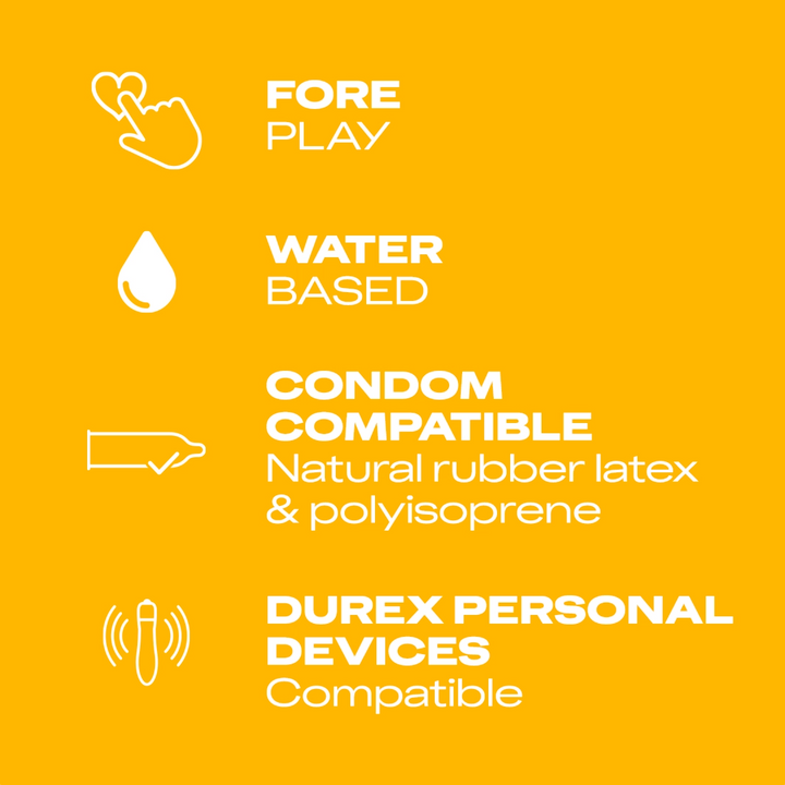 Durex Ylang Ylang Massage 2-in-1 Intimate Lubricant | Sensual Water-Based Lube Gel For Men & Women