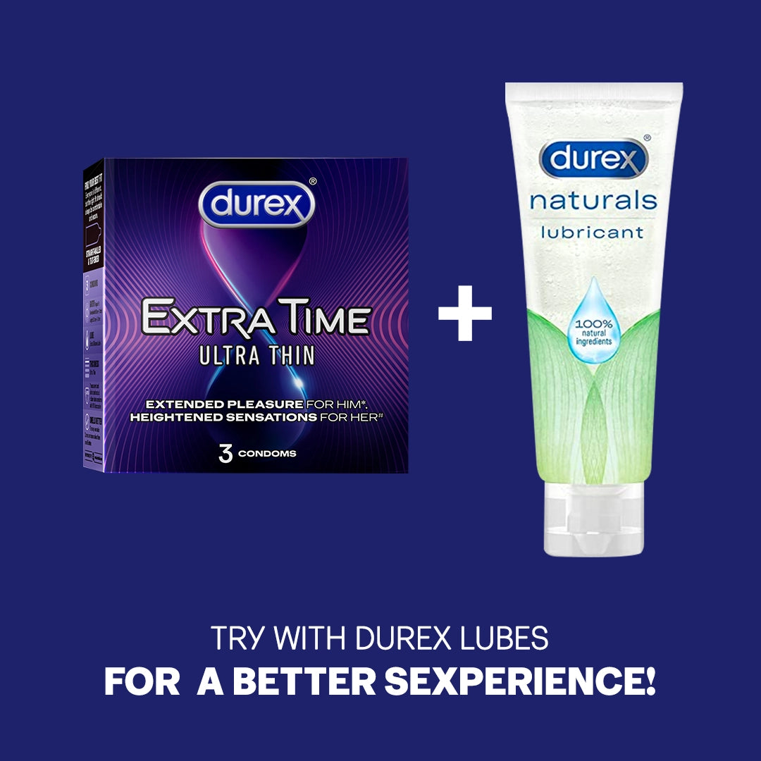 Durex Extra Time Ultra Thin - 3 Condoms