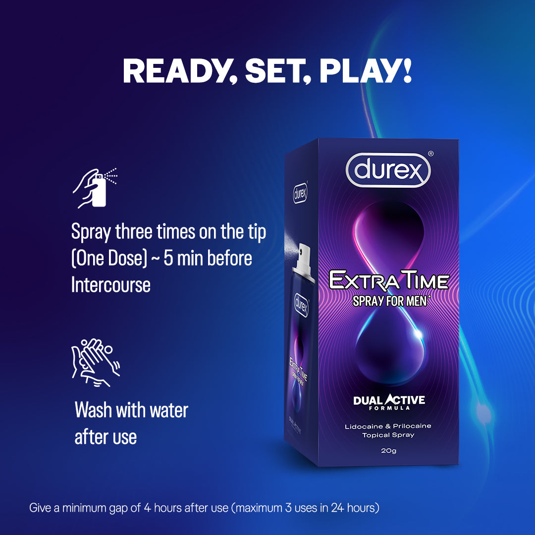 Durex Extra Time Spray for Men (Formerly Elevate Delay Spray)