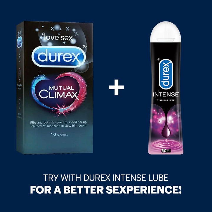 Durex Mutual Climax - 30 Condoms, 10s(Pack of  3)