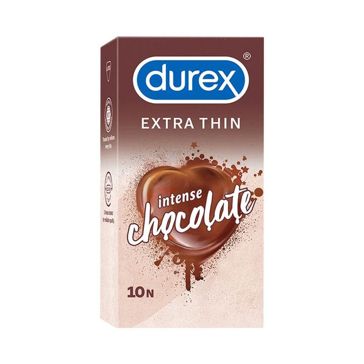 Durex Intense Chocolate Flavoured - 30 Condoms, 10s(Pack of 3)