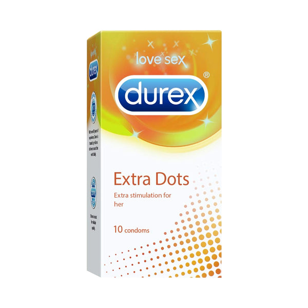 Durex Extra Dots - 30 Condoms, 10s(Pack of 3)