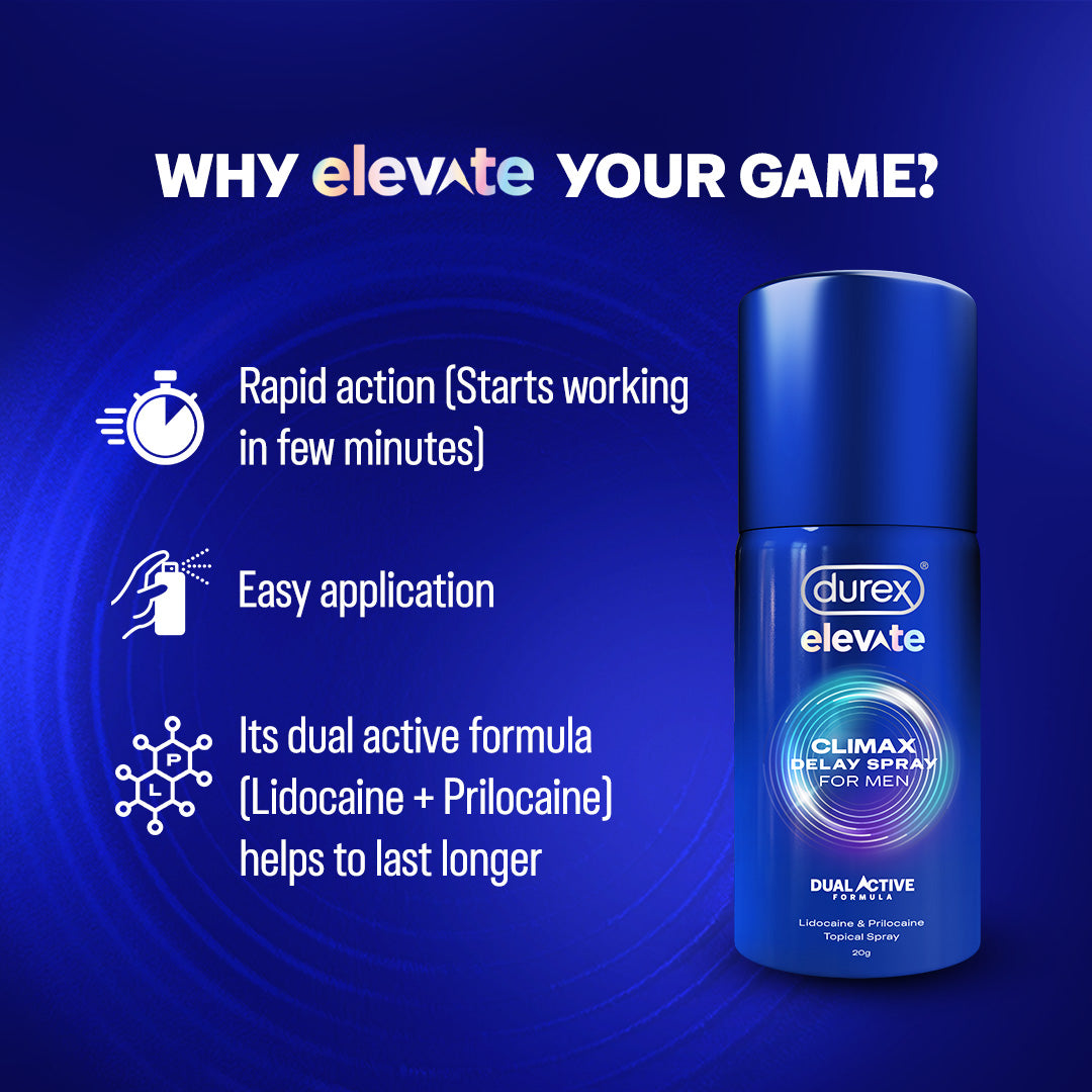 Durex Elevate Delay Spray for Men