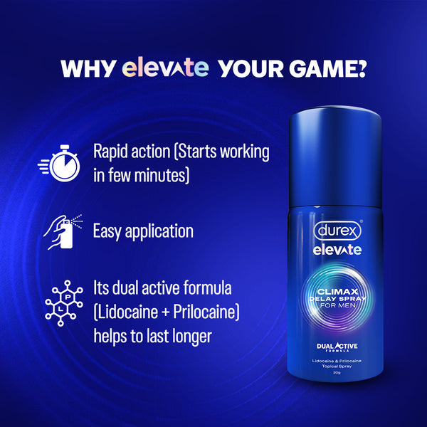 Durex Elevate Delay Spray for Men