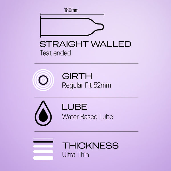 Durex Naturals Smooth Glide - 10 Condoms