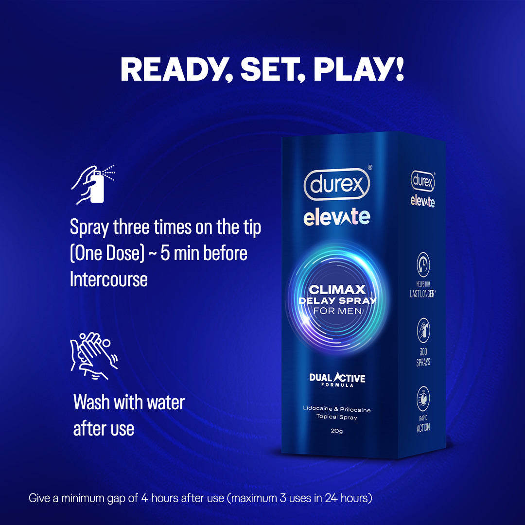 Durex Elevate Delay Spray for Men