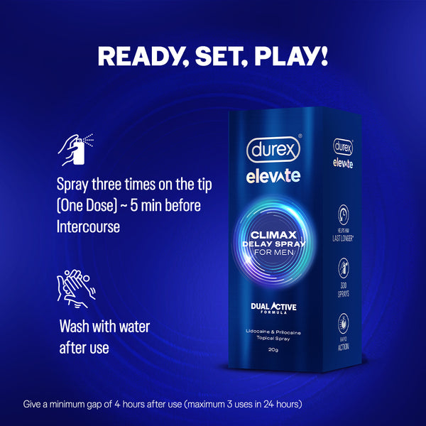Durex Elevate Delay Spray for Men