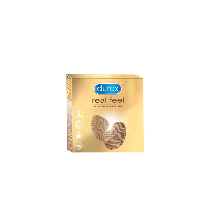 Durex Real Feel - 3 Condoms, 3s(Pack of 1)