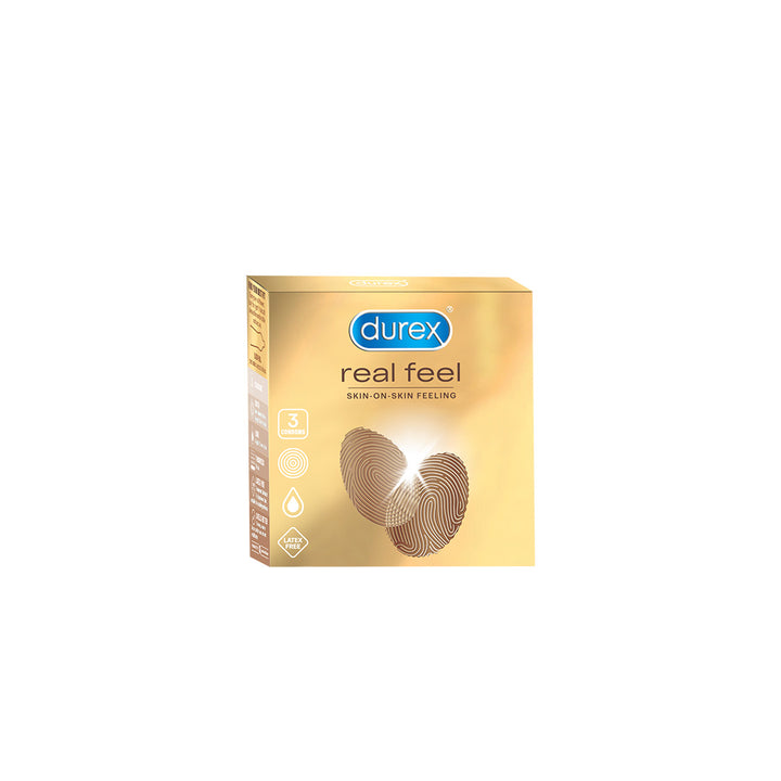 Durex Real Feel - 6 Condoms, 3s(Pack of 2)