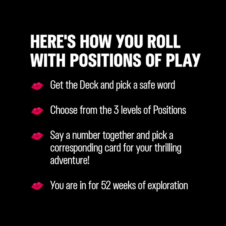 Positions of Play & Turn On Intimate Card Games For Couples Combo | Durex India