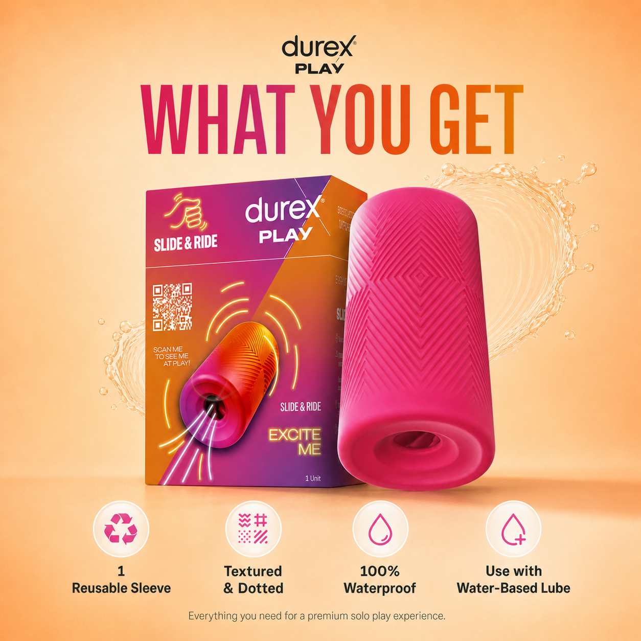 Durex Slide & Ride Sleeve for Men