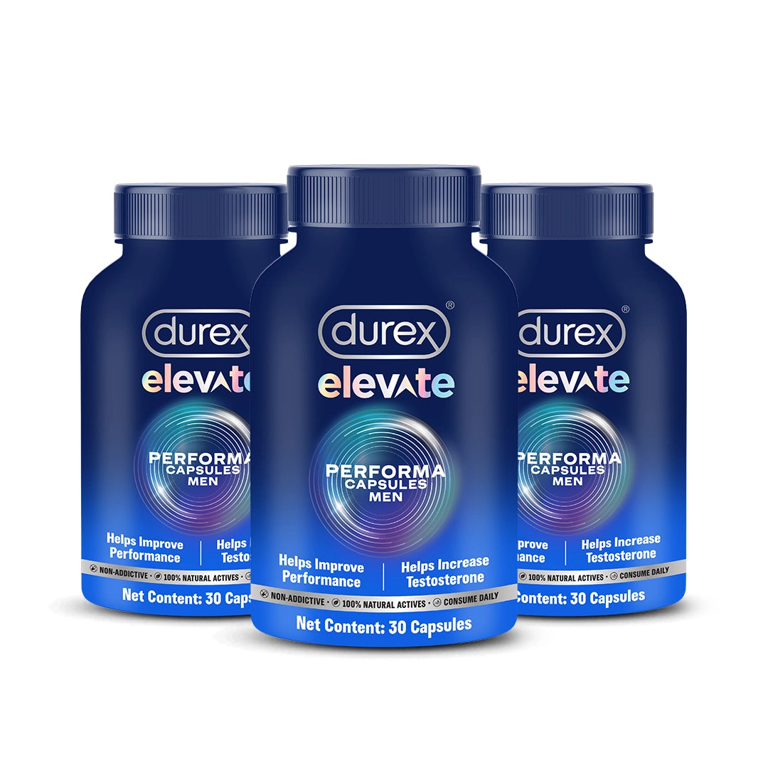 Durex Elevate Performa Shilajit for Men - Pack Of 3