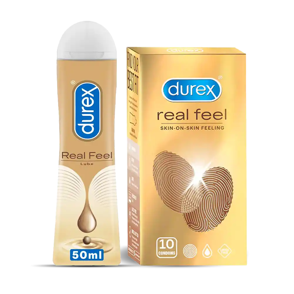 Intimate Connection Combo: Real Feel Condom and Lube | Durex India