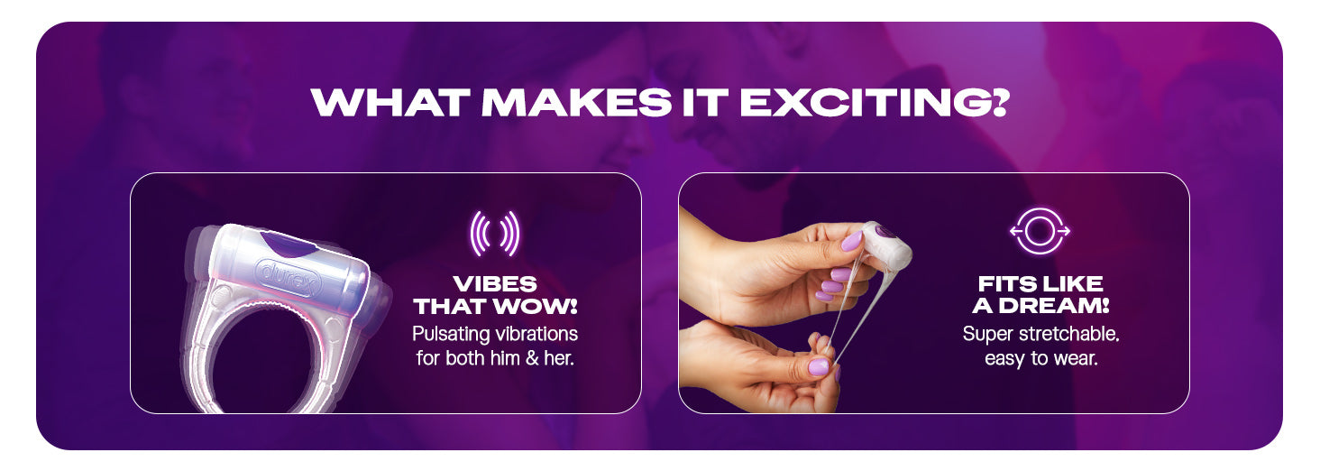 Buy Intense Vibe Ring for Extra Pleasure Durex India Buy Intense Vibe Ring for Extra Pleasure Durex India