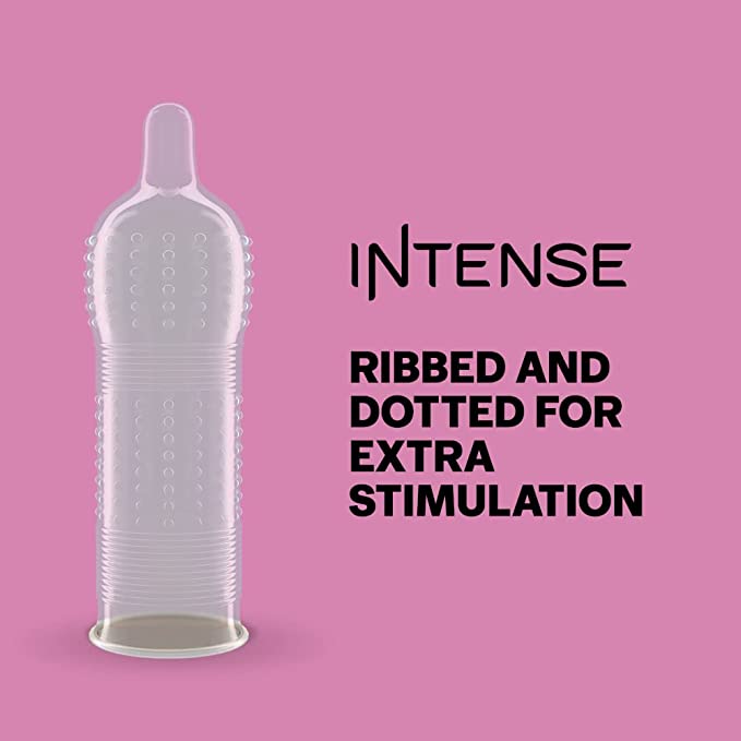 Durex Intense - 20 Condoms, 10s(Pack of 2)