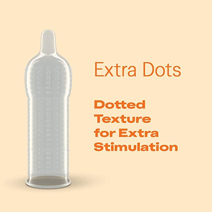 Durex Extra Dots - 10 Condoms (Pack Of 3)
