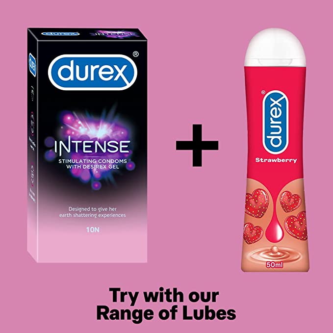 Durex Intense - 20 Condoms, 10s(Pack of 2)