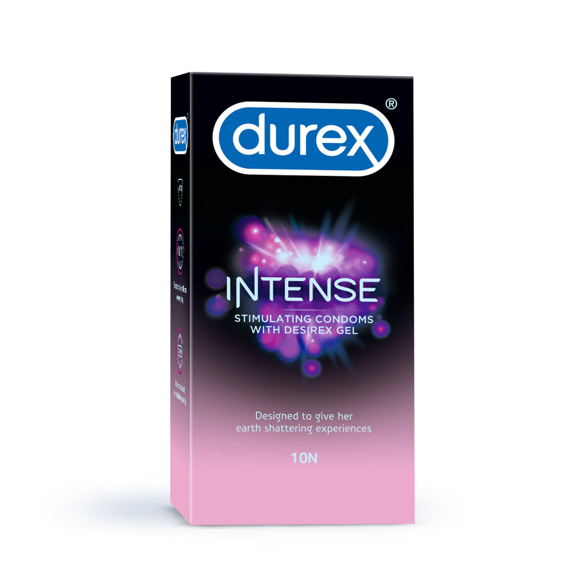 Durex Intense Sensation - Durex Intense Vibe Ring + Durex Intense Condoms (Pack of 10)
