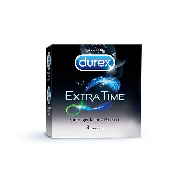 Durex Extra Time - 3 Condoms - Durex India 